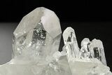 Glass-Clear Quartz Crystal Cluster - Brazil #292148-1